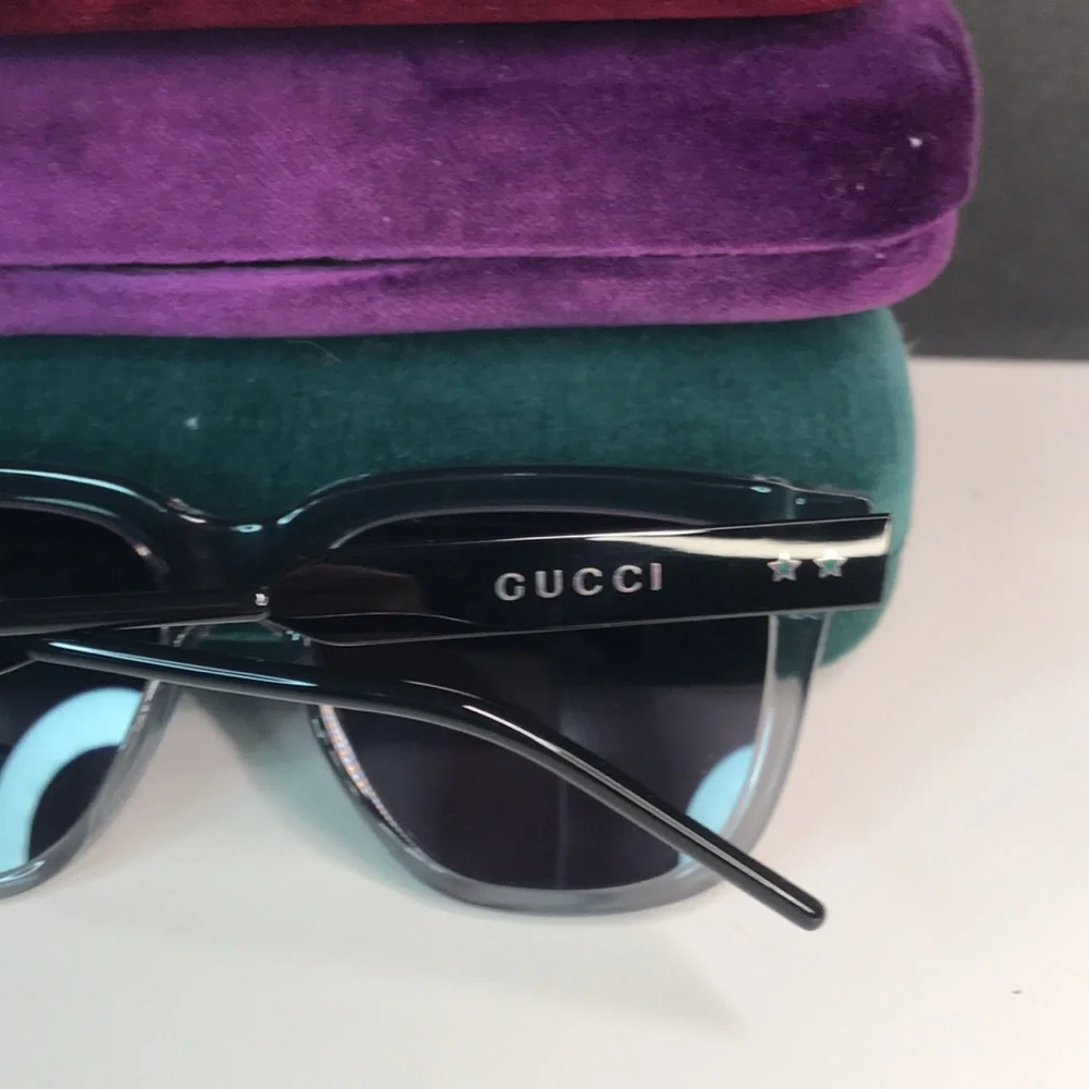 Trendy - 💯 Authentic - New GUCCI GG0976S 001 transparent - Picture 10 of 16